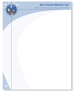 Letterhead  Logo Design on We Have Recently Created A Letterhead For The Mark Cassorla Memorial