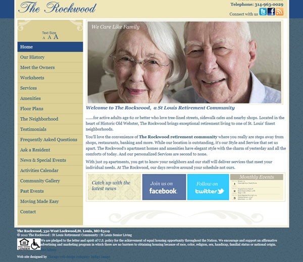 wordpress website the rockwood