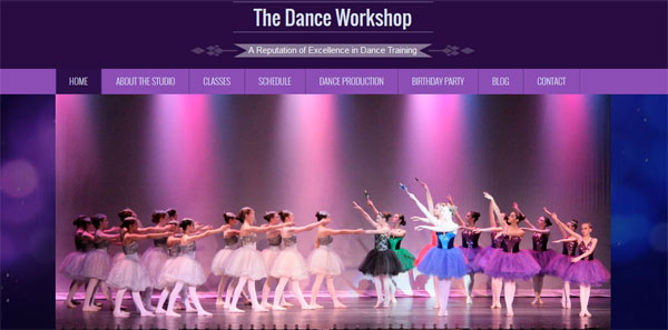 dance company web site