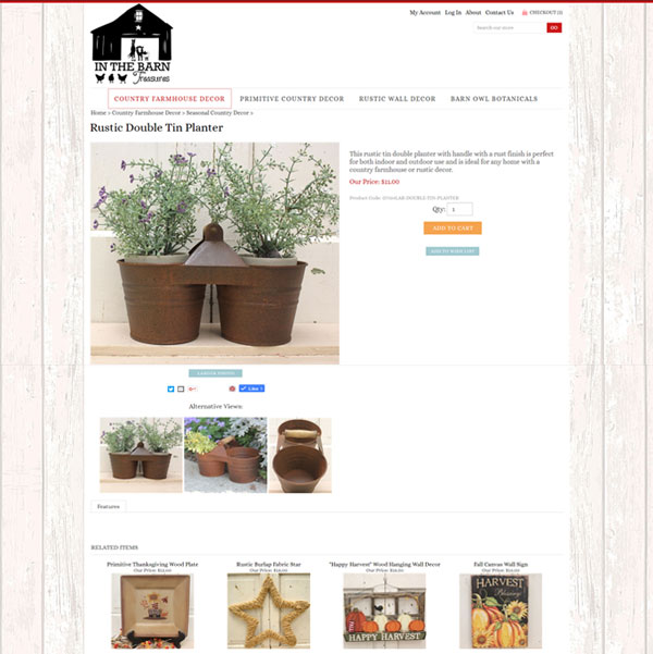 in the barn treasures country decor product