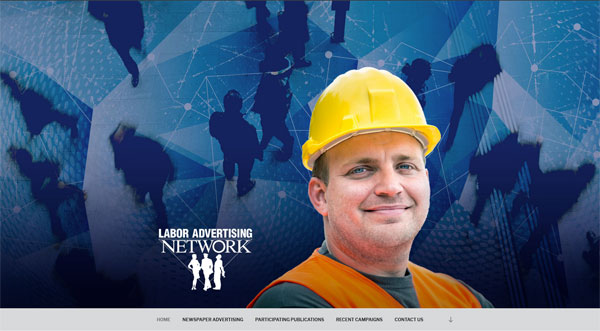 labor ad network wordpress website