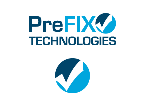 Prefix technology: A new logo by Chicago web designer