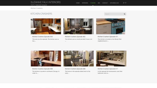 wordpress website interior designer chicago